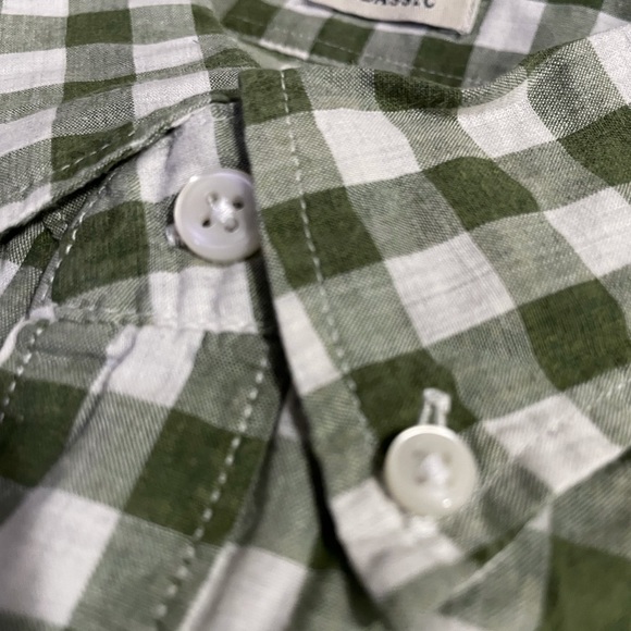 J Crew Mens Medium Gingham Button Down - Picture 2 of 4
